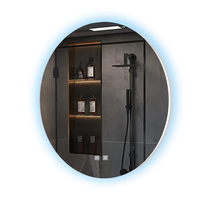 Lexora Nordica 90 cm. Diamter Circular LED Bathroom Vanity Mirror