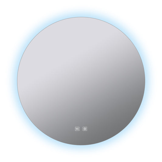 Lexora Nordica 90 cm. Diamter Circular LED Bathroom Vanity Mirror