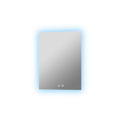 Lexora Vellum 20 in. W x 28 in. H LED Bathroom Vanity Mirror