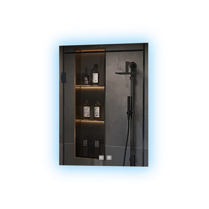 Lexora Vellum 20 in. W x 28 in. H LED Bathroom Vanity Mirror