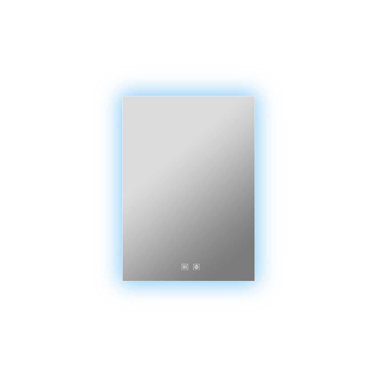 Lexora Vellum 20 in. W x 28 in. H LED Bathroom Vanity Mirror