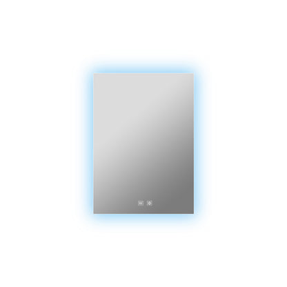 Lexora Vellum 20 in. W x 28 in. H LED Bathroom Vanity Mirror