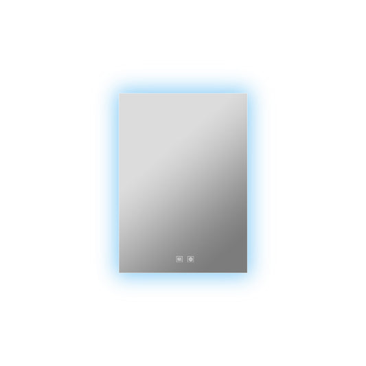 Lexora Vellum 20 in. W x 28 in. H LED Bathroom Vanity Mirror