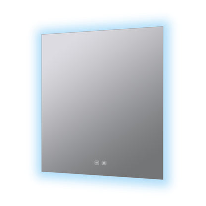 Lexora Vellum 30 in. W x 28 in. H LED Bathroom Vanity Mirror