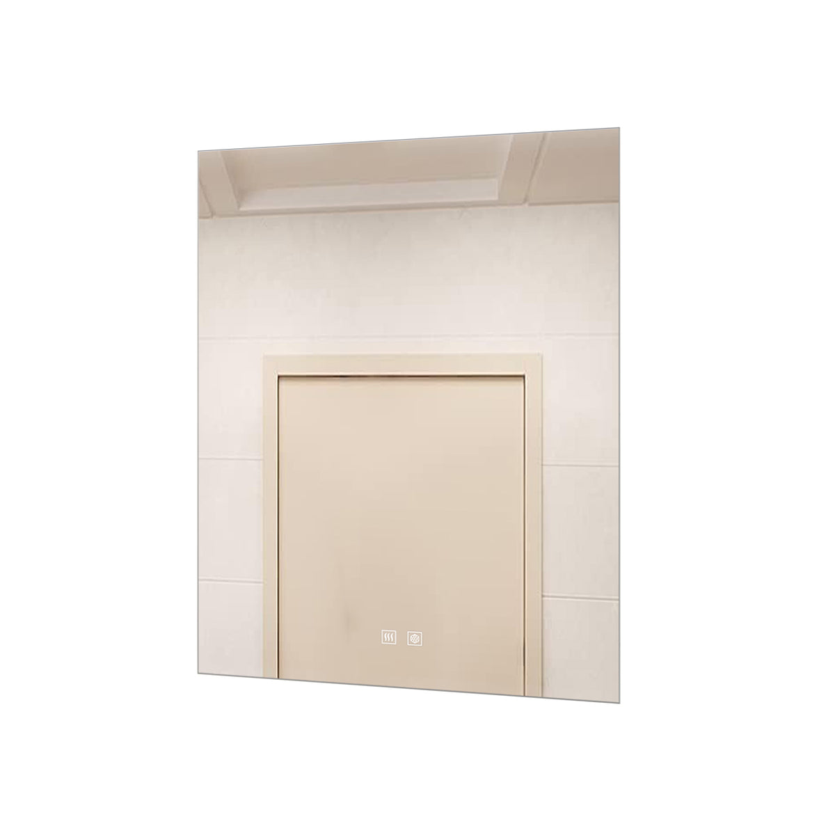 Lexora Vellum 30 in. W x 28 in. H LED Bathroom Vanity Mirror