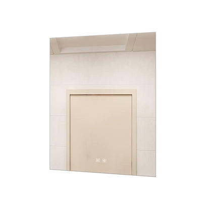Lexora Vellum 30 in. W x 28 in. H LED Bathroom Vanity Mirror