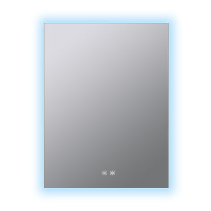 Lexora Vellum 30 in. W x 28 in. H LED Bathroom Vanity Mirror