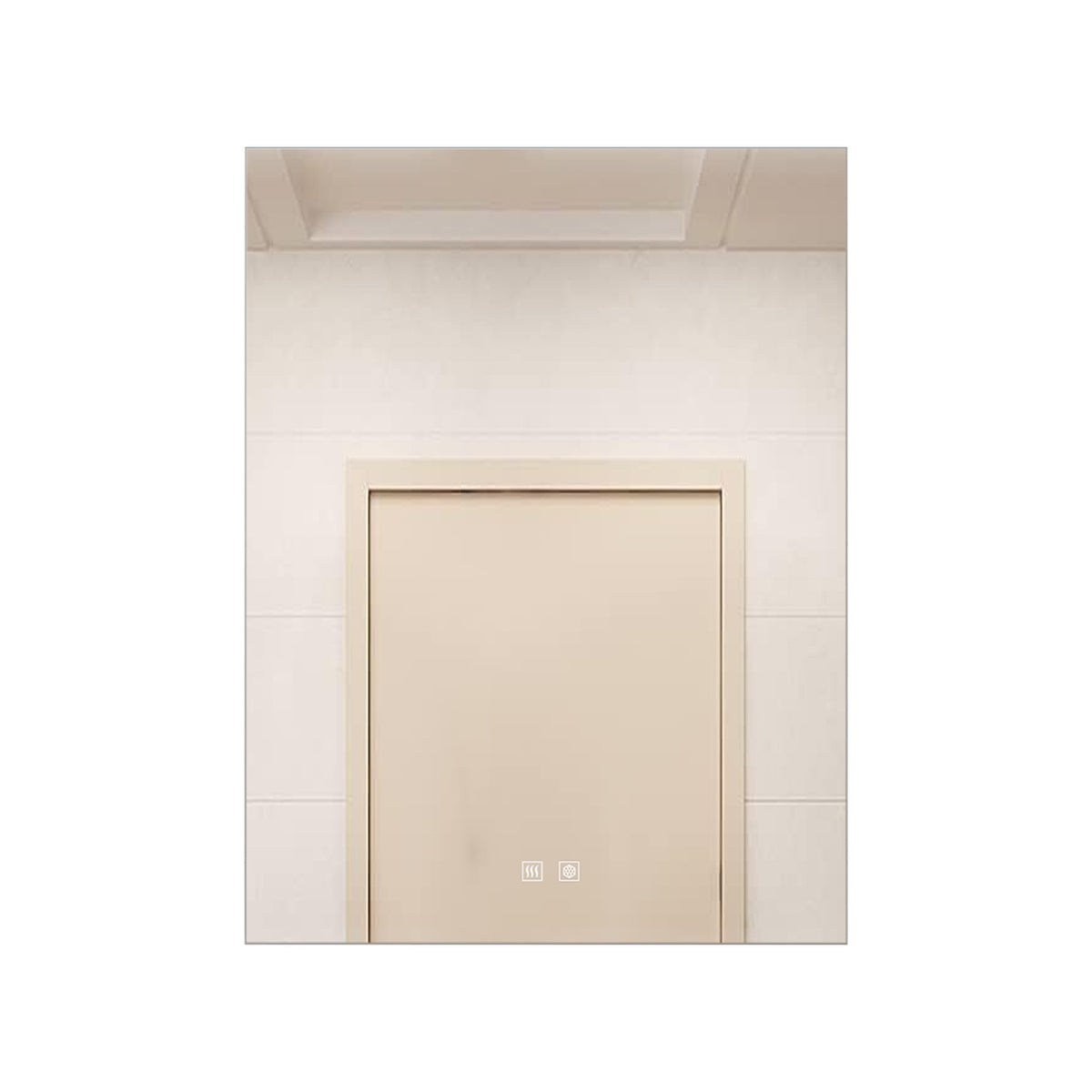 Lexora Vellum 30 in. W x 28 in. H LED Bathroom Vanity Mirror