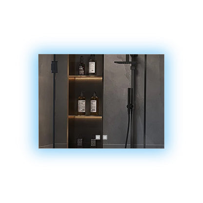 Lexora Vellum 32 in. W x 24 in. H LED Bathroom Vanity Mirror