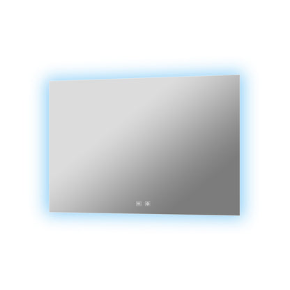 Lexora Vellum 36 in. W x 28 in. H LED Bathroom Vanity Mirror