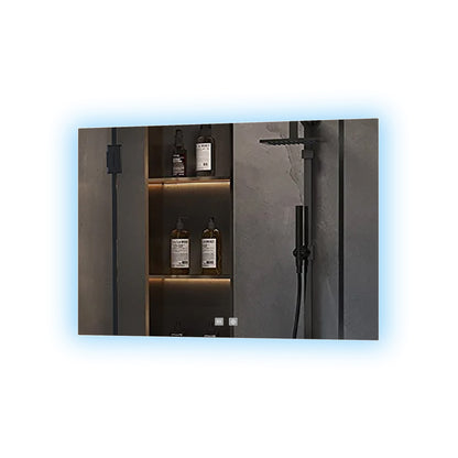 Lexora Vellum 36 in. W x 28 in. H LED Bathroom Vanity Mirror