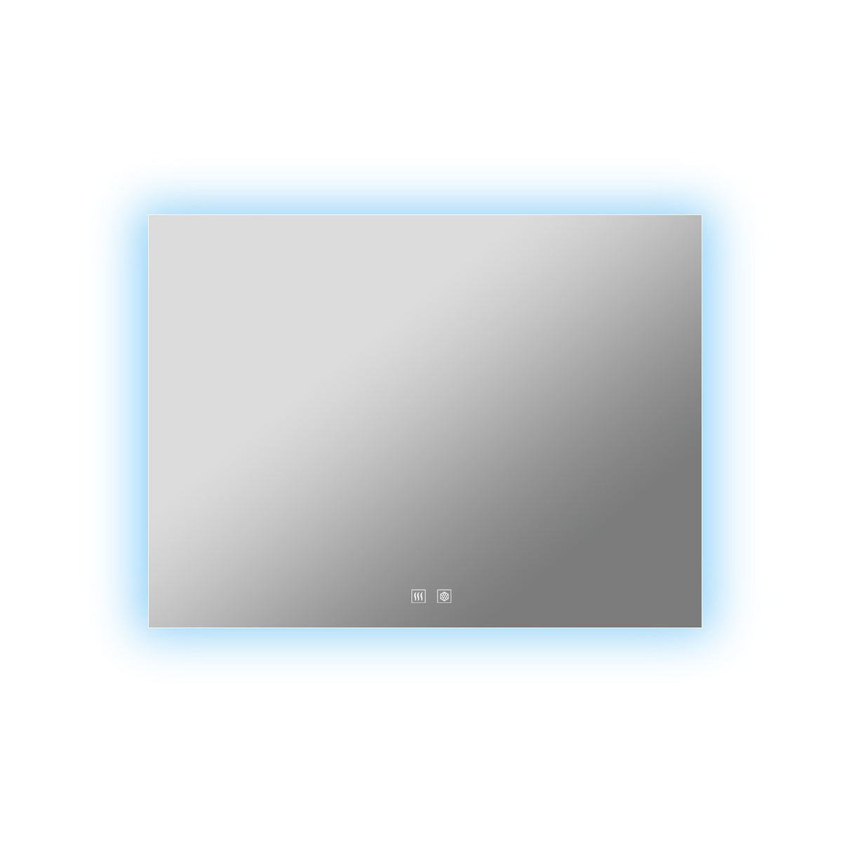Lexora Vellum 36 in. W x 28 in. H LED Bathroom Vanity Mirror
