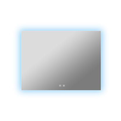 Lexora Vellum 36 in. W x 28 in. H LED Bathroom Vanity Mirror