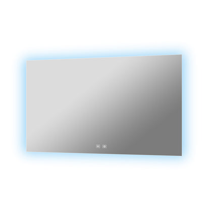 Lexora Vellum 40 in. W x 28 in. H LED Bathroom Vanity Mirror