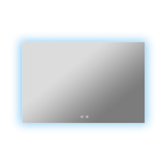 Lexora Vellum 40 in. W x 28 in. H LED Bathroom Vanity Mirror