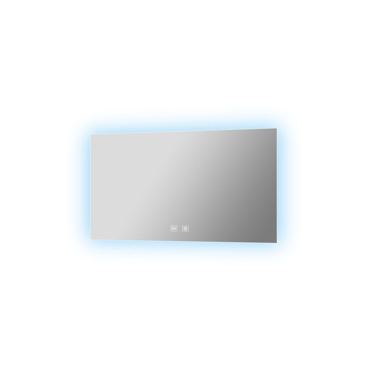Lexora Vellum 48 in. W x 32 in. H LED Bathroom Vanity Mirror
