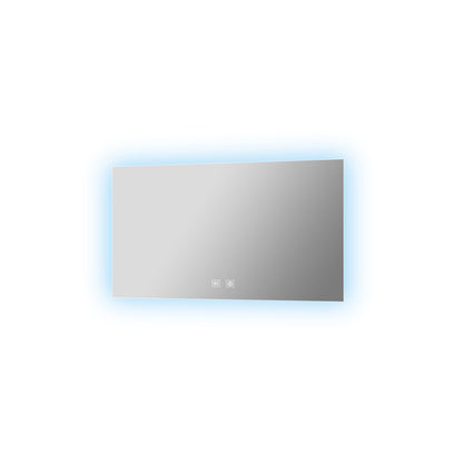 Lexora Vellum 48 in. W x 32 in. H LED Bathroom Vanity Mirror