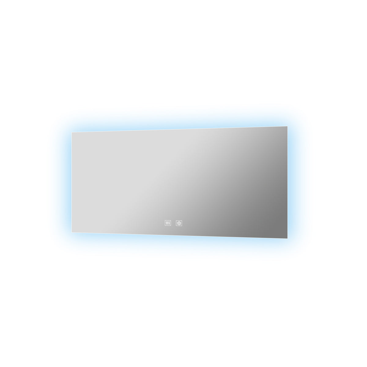 Lexora Vellum 60 in. W x 32 in. H LED Bathroom Vanity Mirror