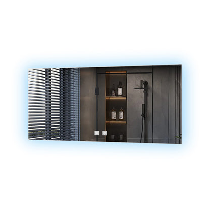 Lexora Vellum 60 in. W x 32 in. H LED Bathroom Vanity Mirror
