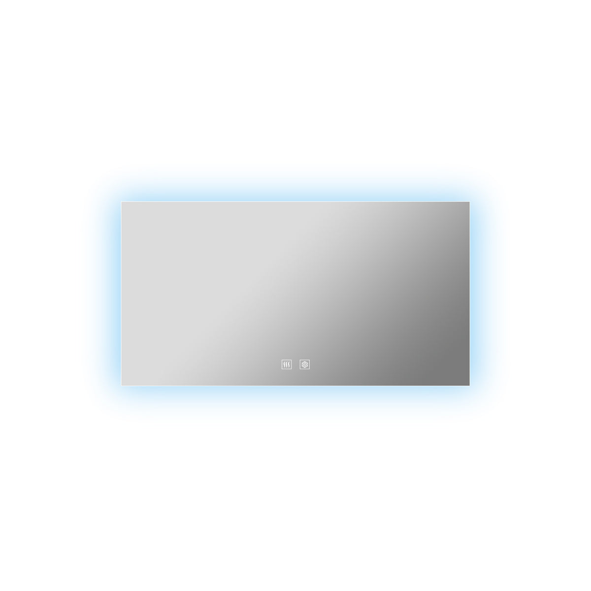 Lexora Vellum 60 in. W x 32 in. H LED Bathroom Vanity Mirror