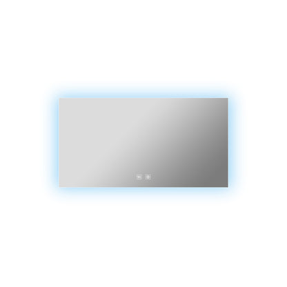 Lexora Vellum 60 in. W x 32 in. H LED Bathroom Vanity Mirror