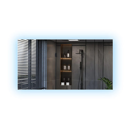 Lexora Vellum 60 in. W x 32 in. H LED Bathroom Vanity Mirror