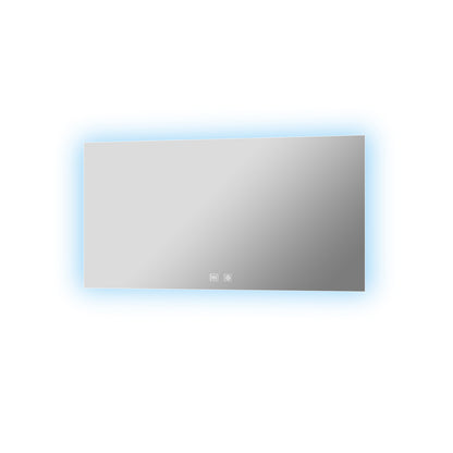 Lexora Vellum 60 in. W x 36 in. H LED Bathroom Vanity Mirror