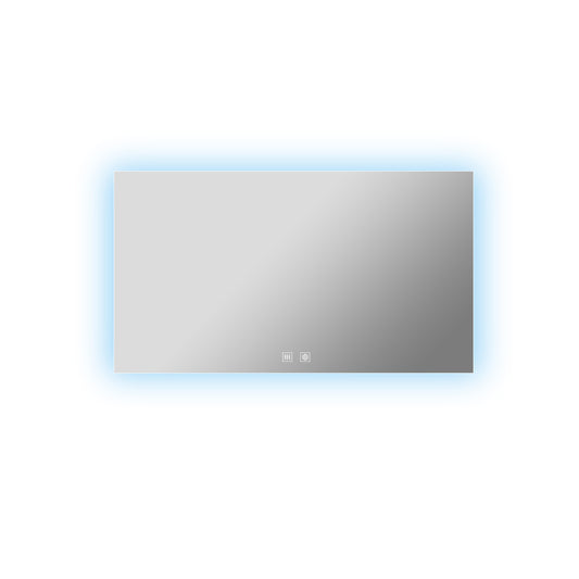 Lexora Vellum 60 in. W x 36 in. H LED Bathroom Vanity Mirror