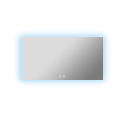 Lexora Vellum 72 in. W x 36 in. H LED Bathroom Vanity Mirror