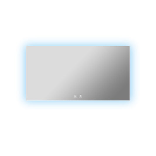 Lexora Vellum 72 in. W x 36 in. H LED Bathroom Vanity Mirror