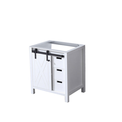 Lexora Marsyas 30 in. White Single Sink Bath Vanity