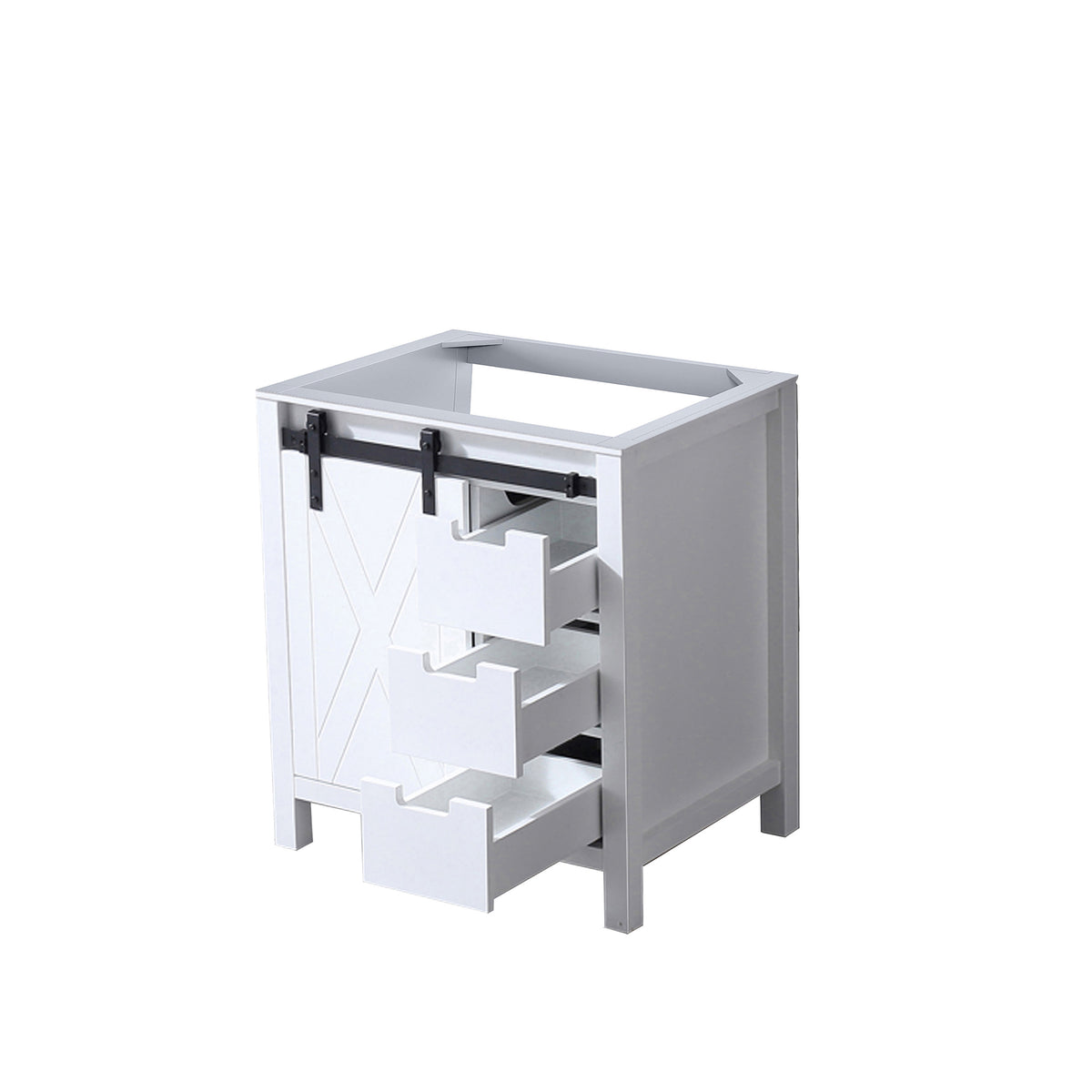 Lexora Marsyas 30 in. White Single Sink Bath Vanity