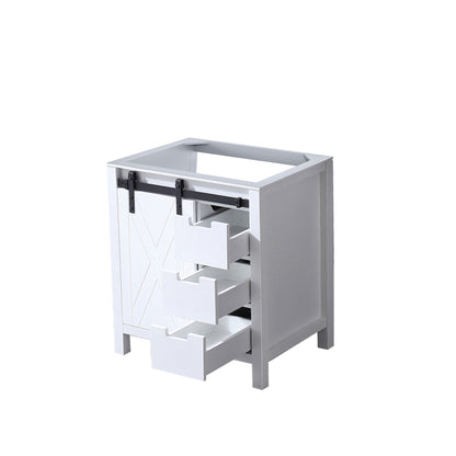 Lexora Marsyas 30 in. White Single Sink Bath Vanity