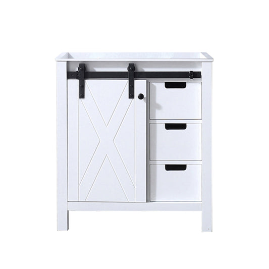 Lexora Marsyas 30 in. White Single Sink Bath Vanity