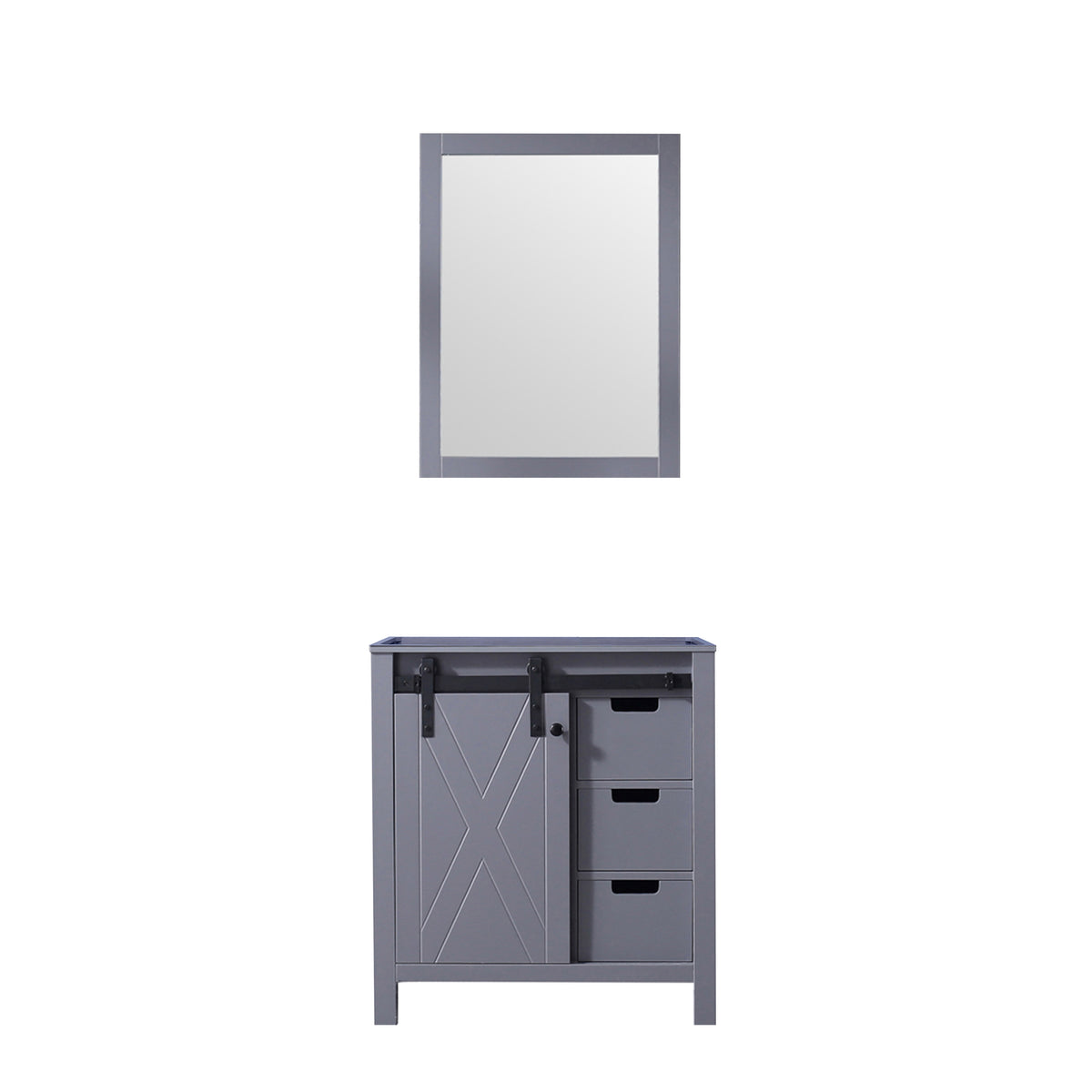 Lexora Marsyas 30 in. Dark Grey Single Sink Bath Vanity
