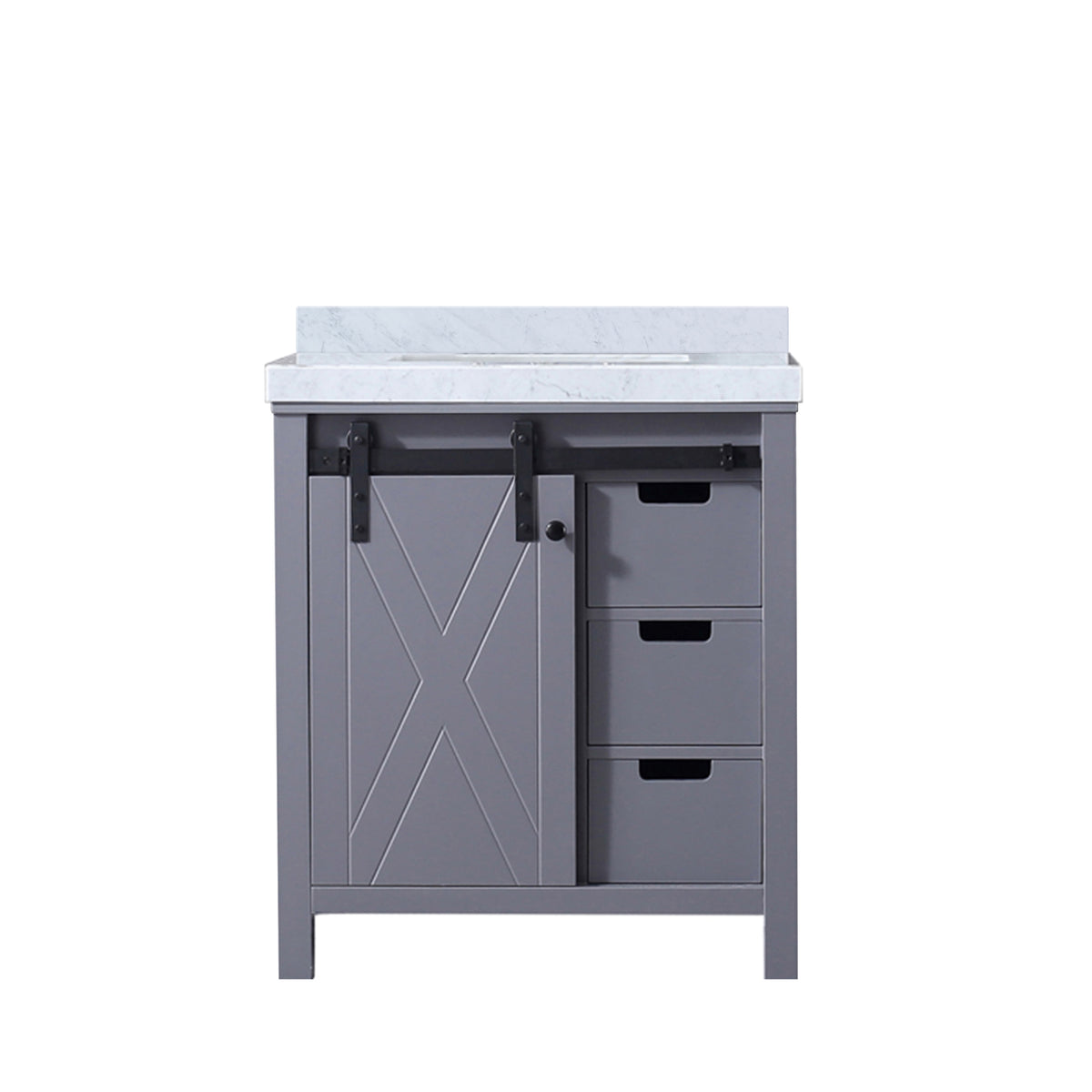 Lexora Marsyas 30 in. Dark Grey Single Sink Bath Vanity