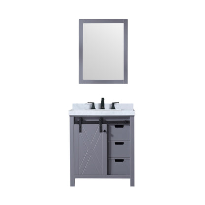 Lexora Marsyas 30 in. Dark Grey Single Sink Bath Vanity
