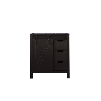 Lexora Marsyas 30 in. Brown Single Sink Bath Vanity