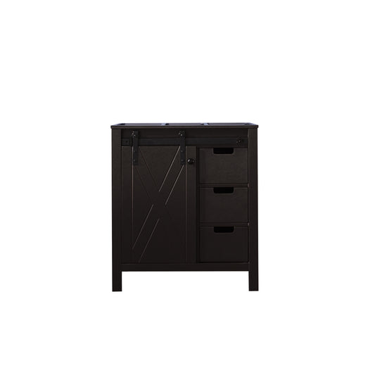 Lexora Marsyas 30 in. Brown Single Sink Bath Vanity