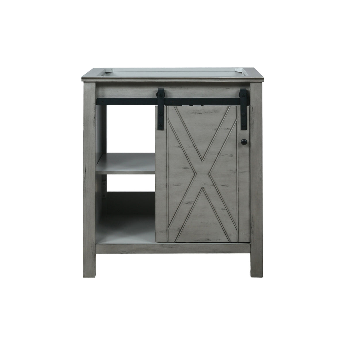 Lexora Marsyas 30 in. Ash Grey Single Sink Bath Vanity