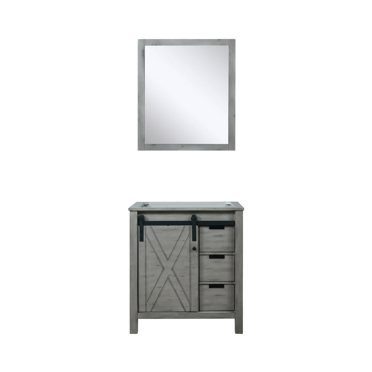 Lexora Marsyas 30 in. Ash Grey Single Sink Bath Vanity