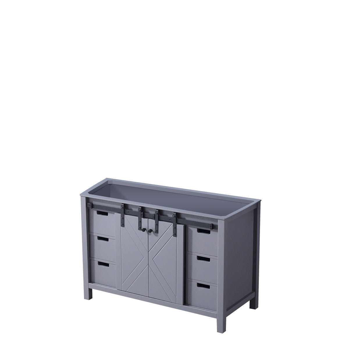 Lexora Marsyas 48 in. Dark Grey Single Sink Bath Vanity
