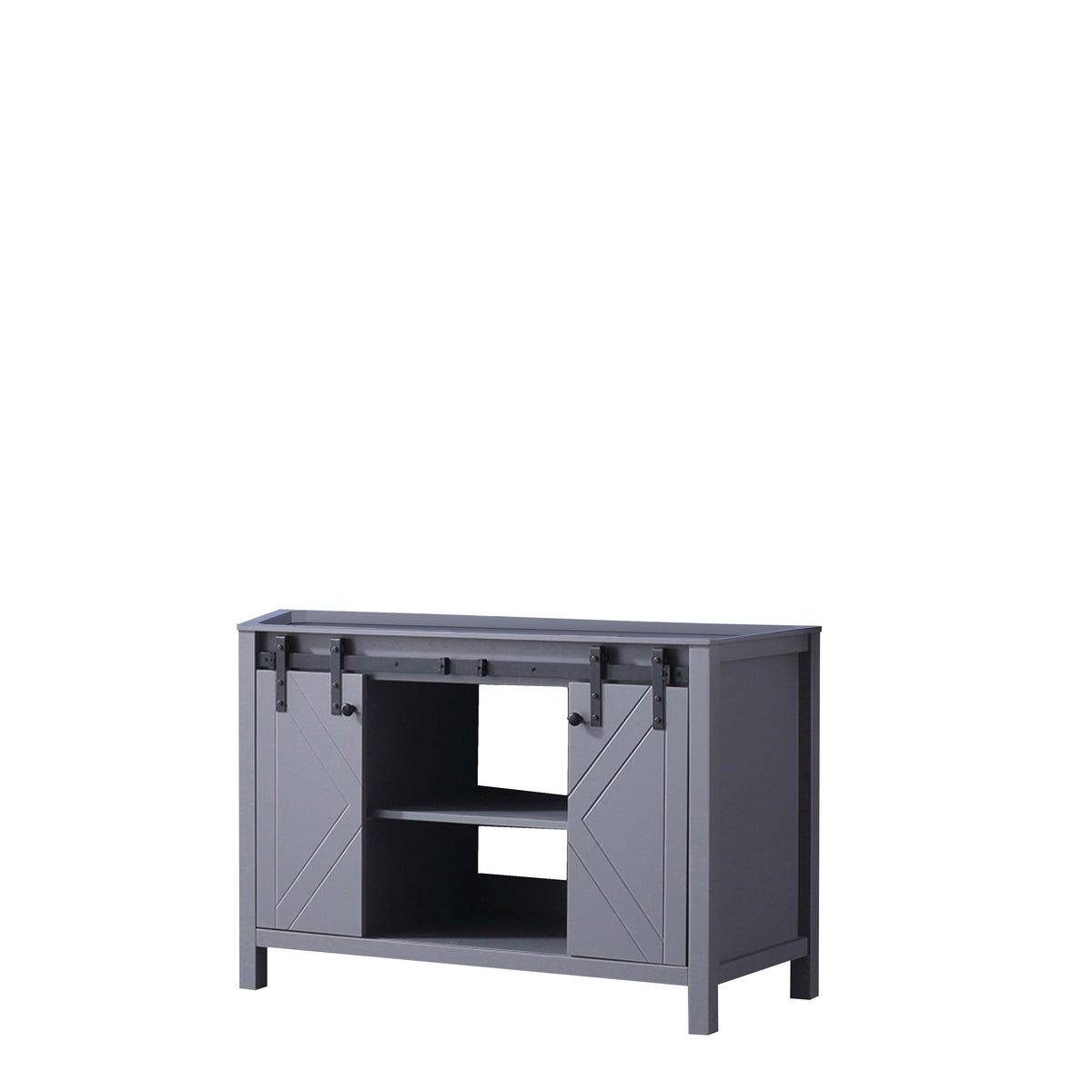 Lexora Marsyas 48 in. Dark Grey Single Sink Bath Vanity