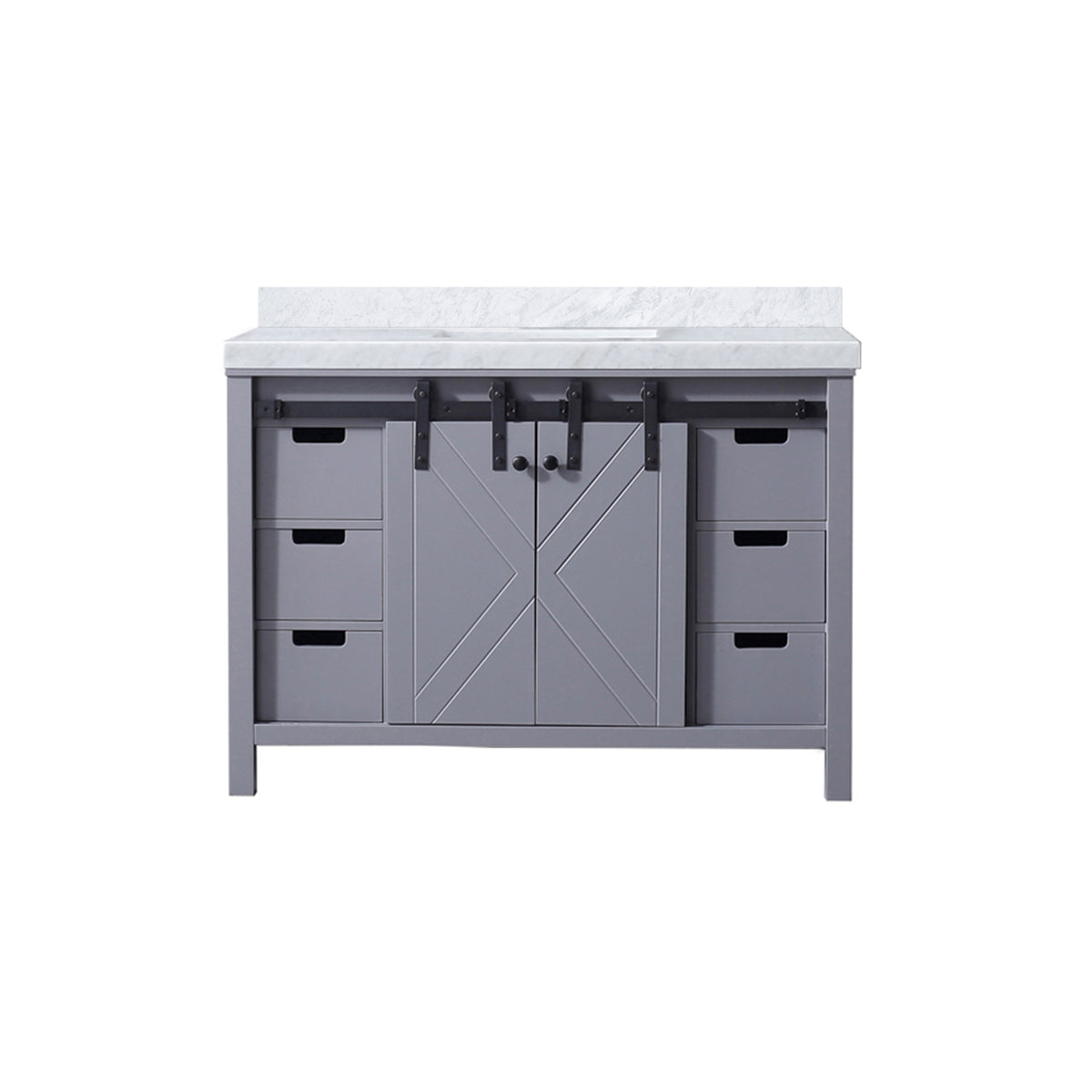 Lexora Marsyas 48 in. Dark Grey Single Sink Bath Vanity