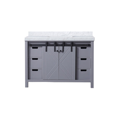 Lexora Marsyas 48 in. Dark Grey Single Sink Bath Vanity
