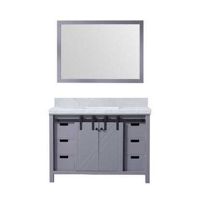 Lexora Marsyas 48 in. Dark Grey Single Sink Bath Vanity