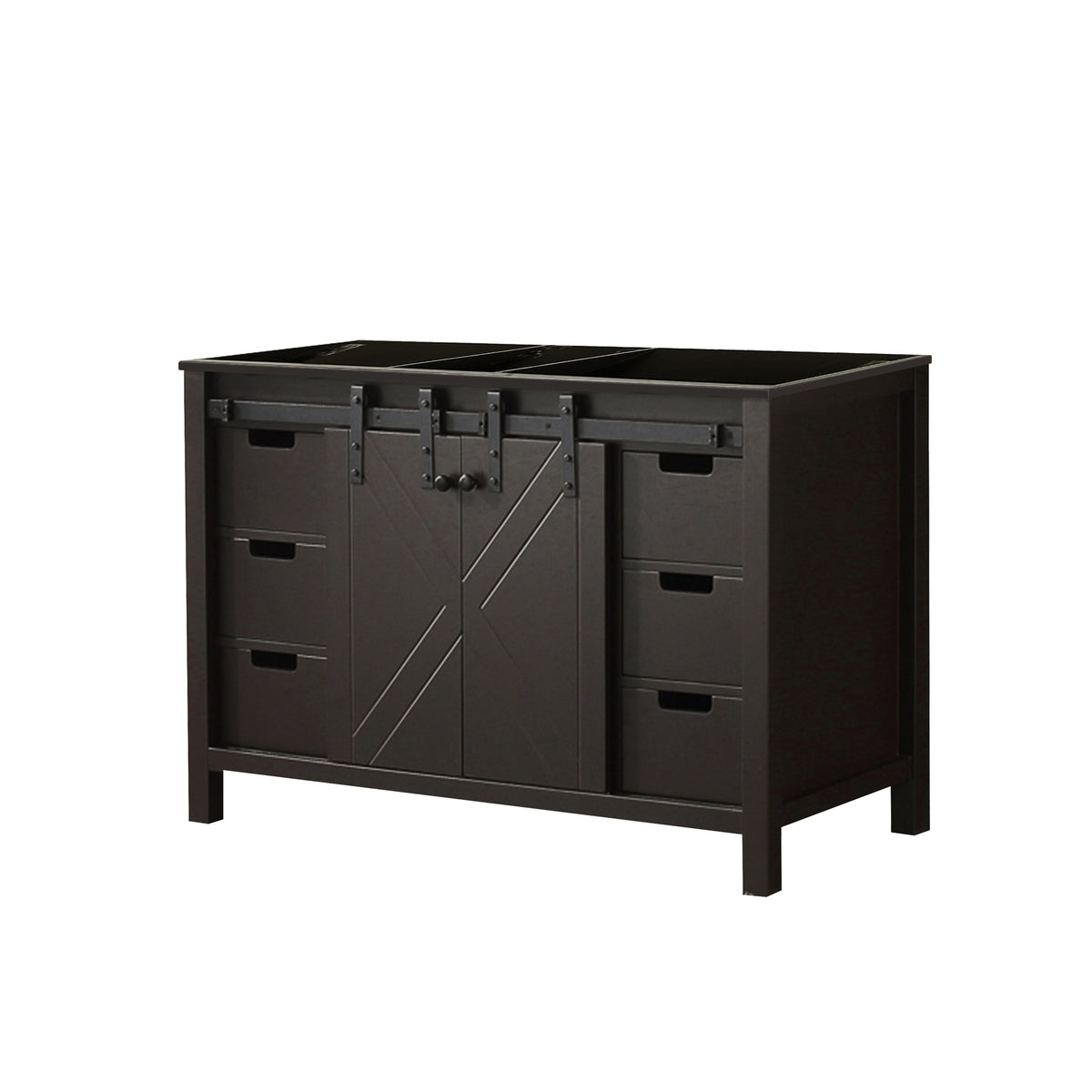 Lexora Marsyas 48 in. Brown Single Sink Bath Vanity