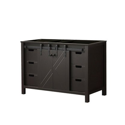 Lexora Marsyas 48 in. Brown Single Sink Bath Vanity