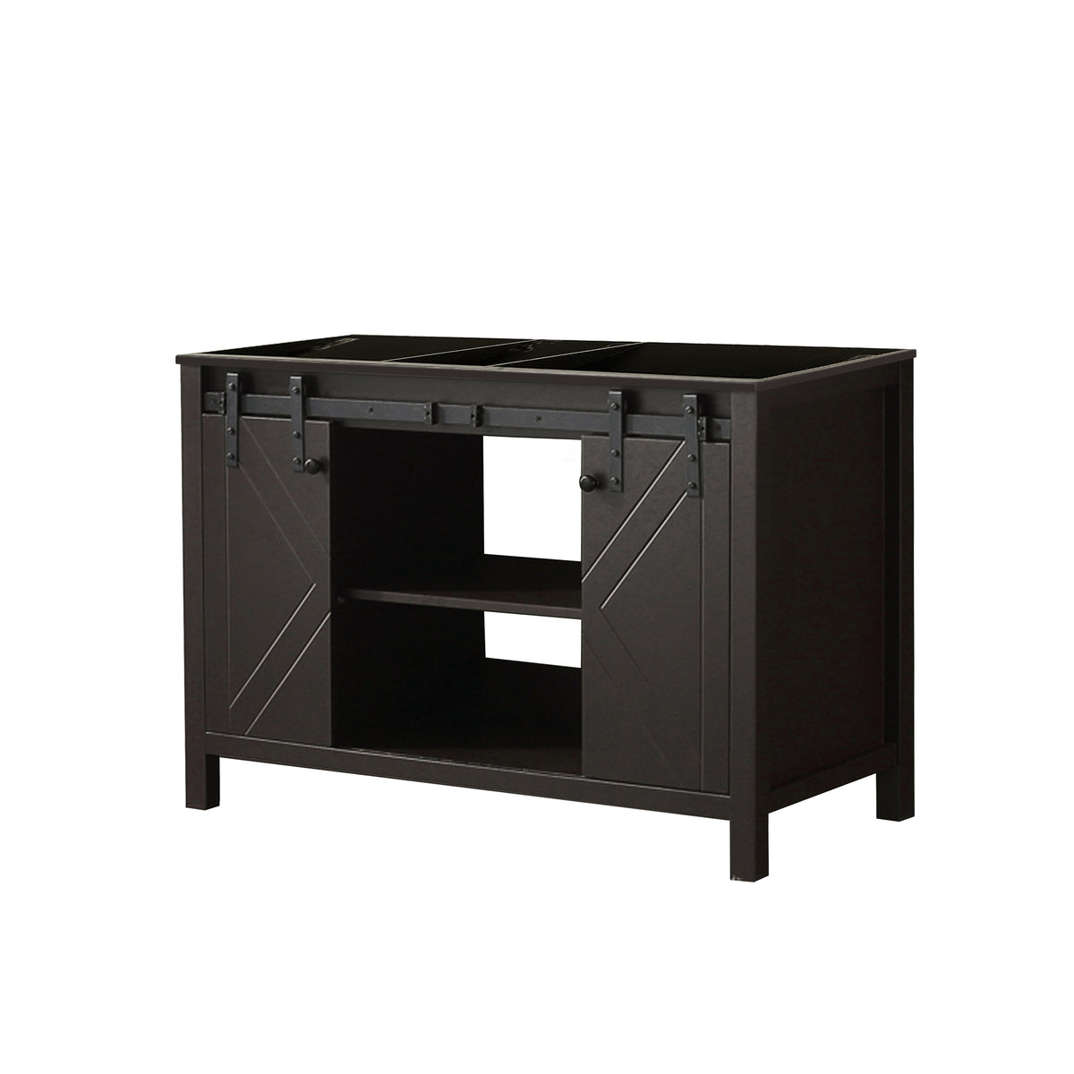 Lexora Marsyas 48 in. Brown Single Sink Bath Vanity