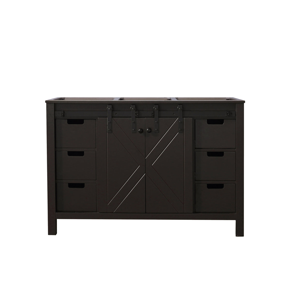 Lexora Marsyas 48 in. Brown Single Sink Bath Vanity